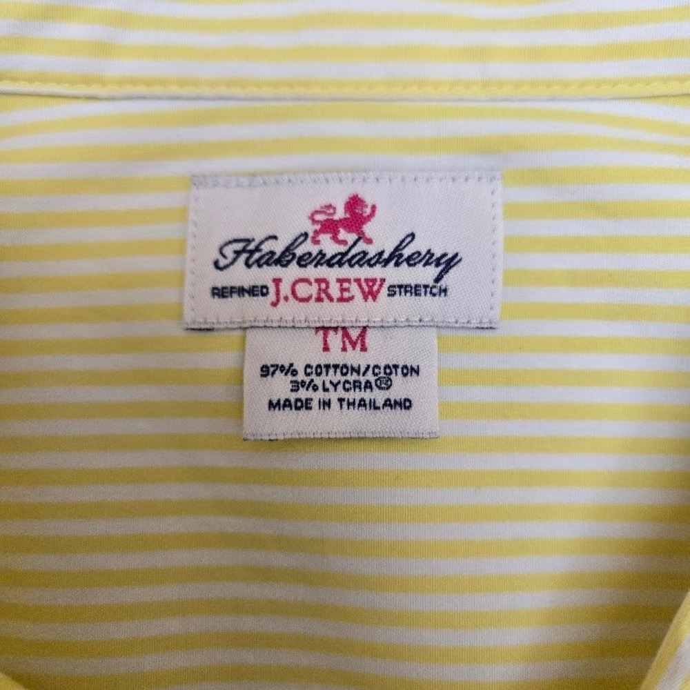 J. Crew Haberdashery Cotton Lycra Stretch Button Up Shirt Womens Sz TM - Picture 4 of 8